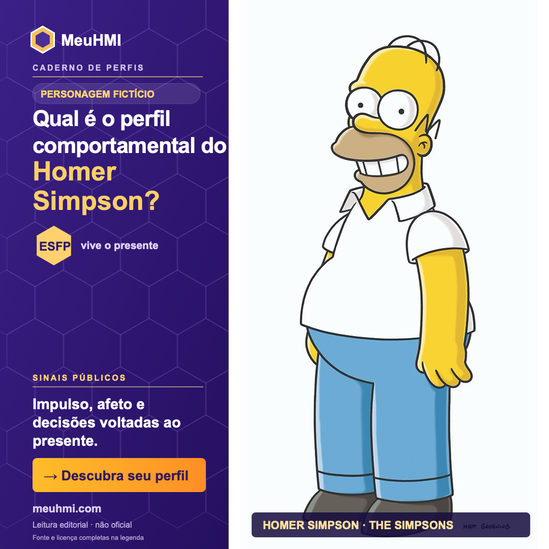Prévia do card de Homer Simpson
