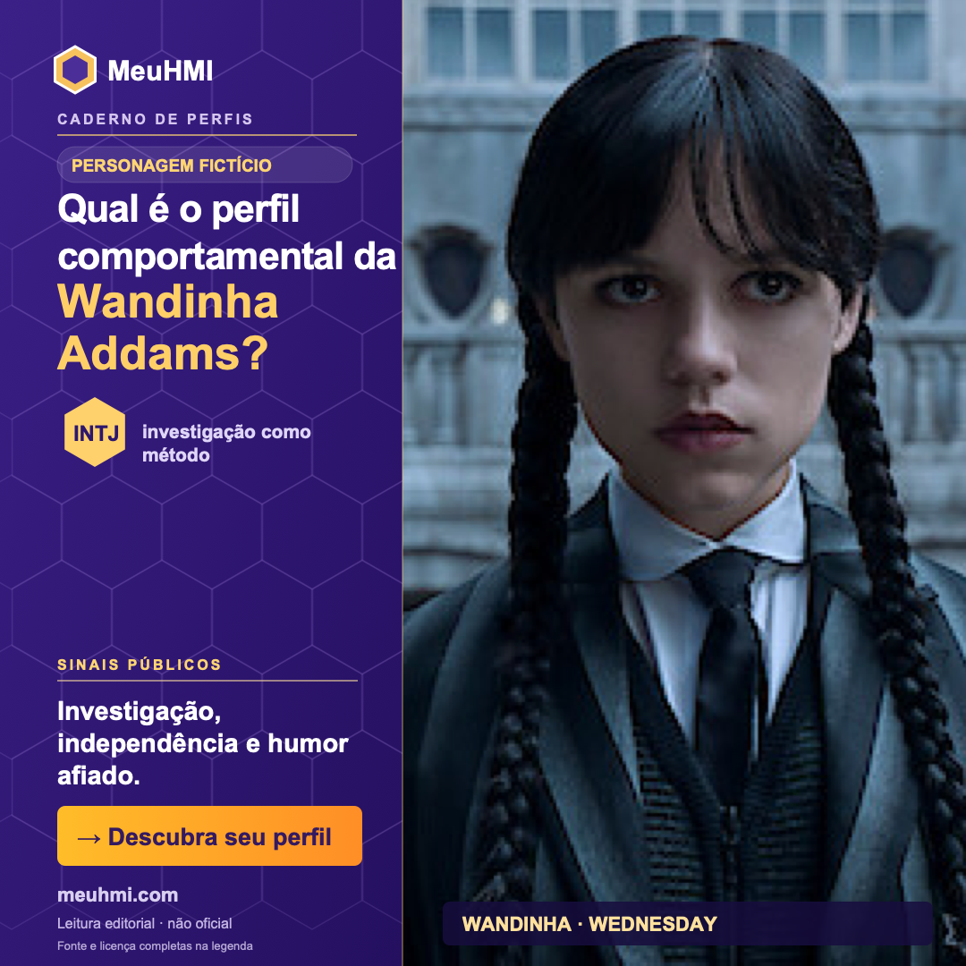 Prévia do card de Wandinha Addams